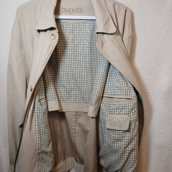 Bugatti Bomber Jacket Size XL  Full Zipper + Button up - Picture 6 of 11